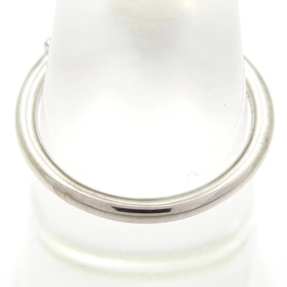 Tiffany & Co. T Wire Ring 18K White Gold Diamond